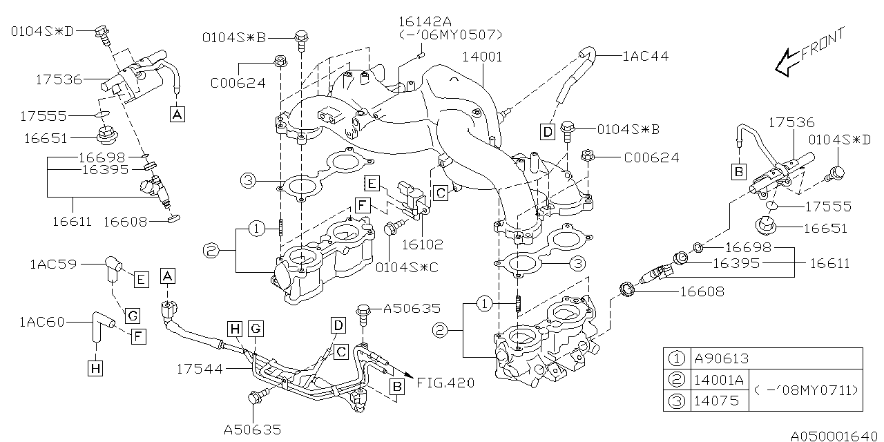 Subaru 800906130 Stud