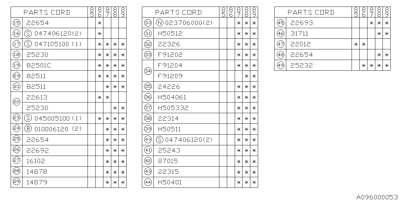 Subaru 807505120 Hose