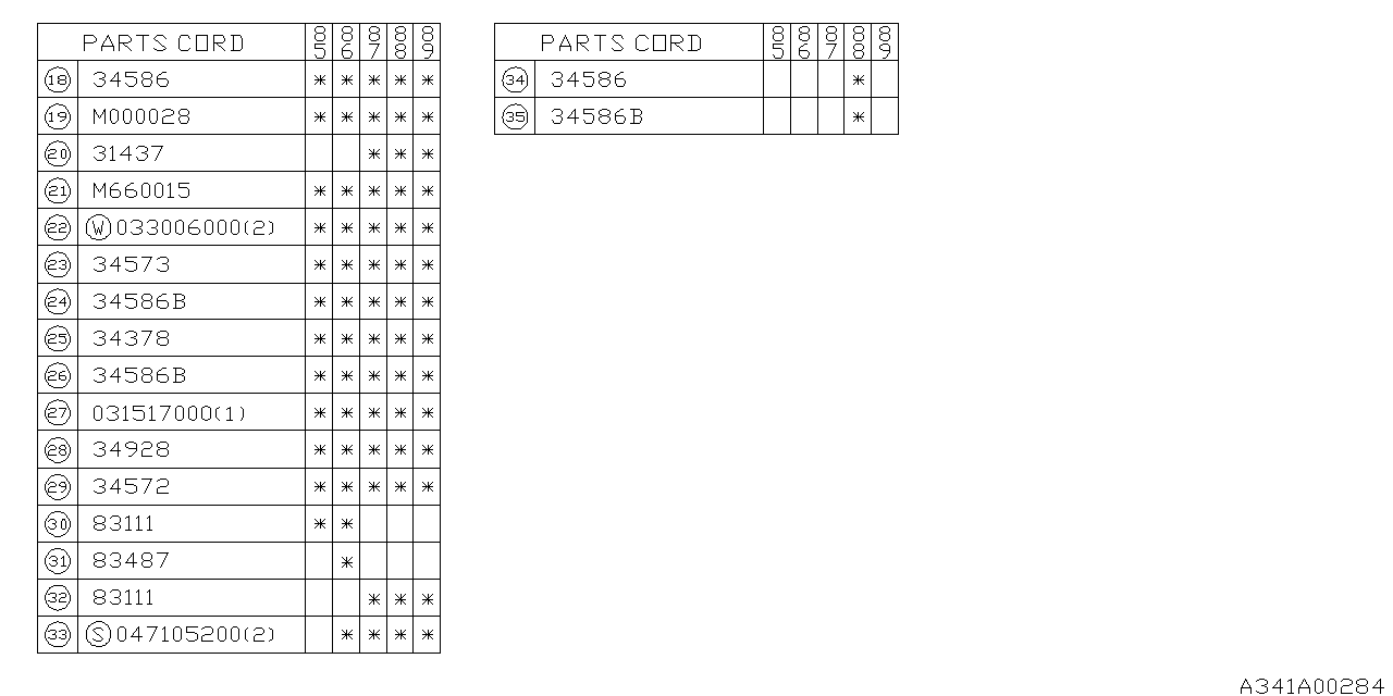 Subaru 83113GA060 Combination Switch