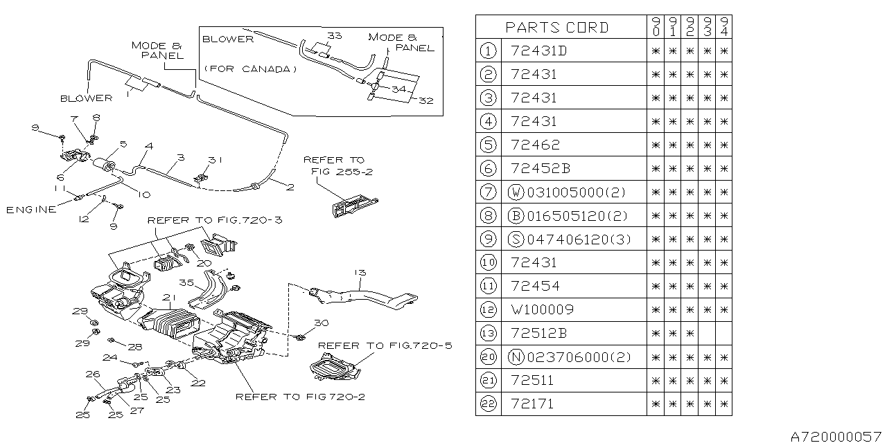 Subaru 772019020 Connector Vacuum Hose