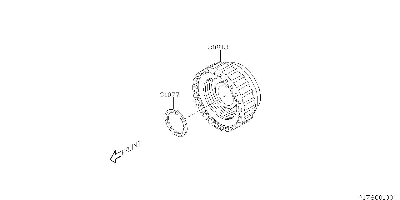 Subaru 31077AA020 Race Bearing