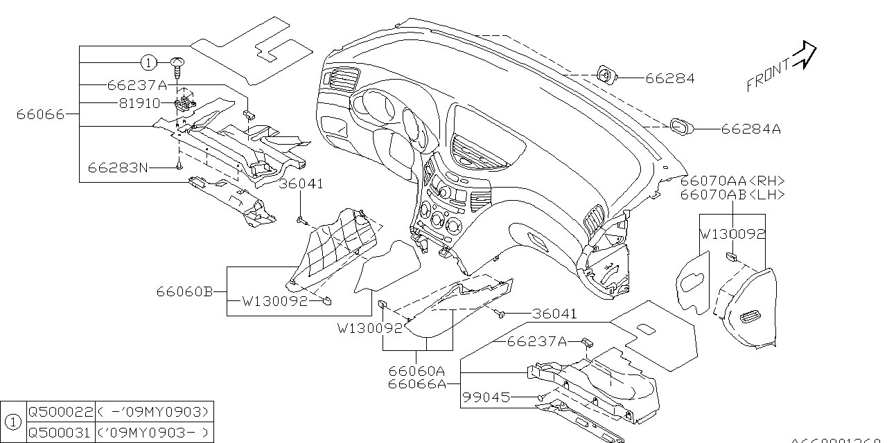 Subaru 81910XA00A Connector Holder OBD