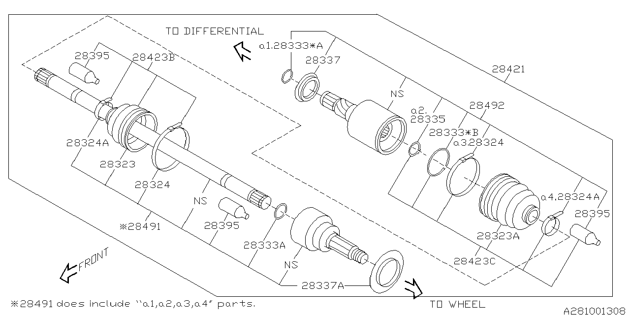 Subaru 28495AL00A NIGREASE