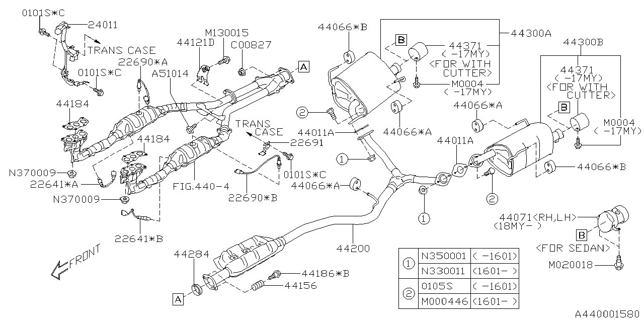 Subaru 22691AA880 Bracket Oxygen Sensor