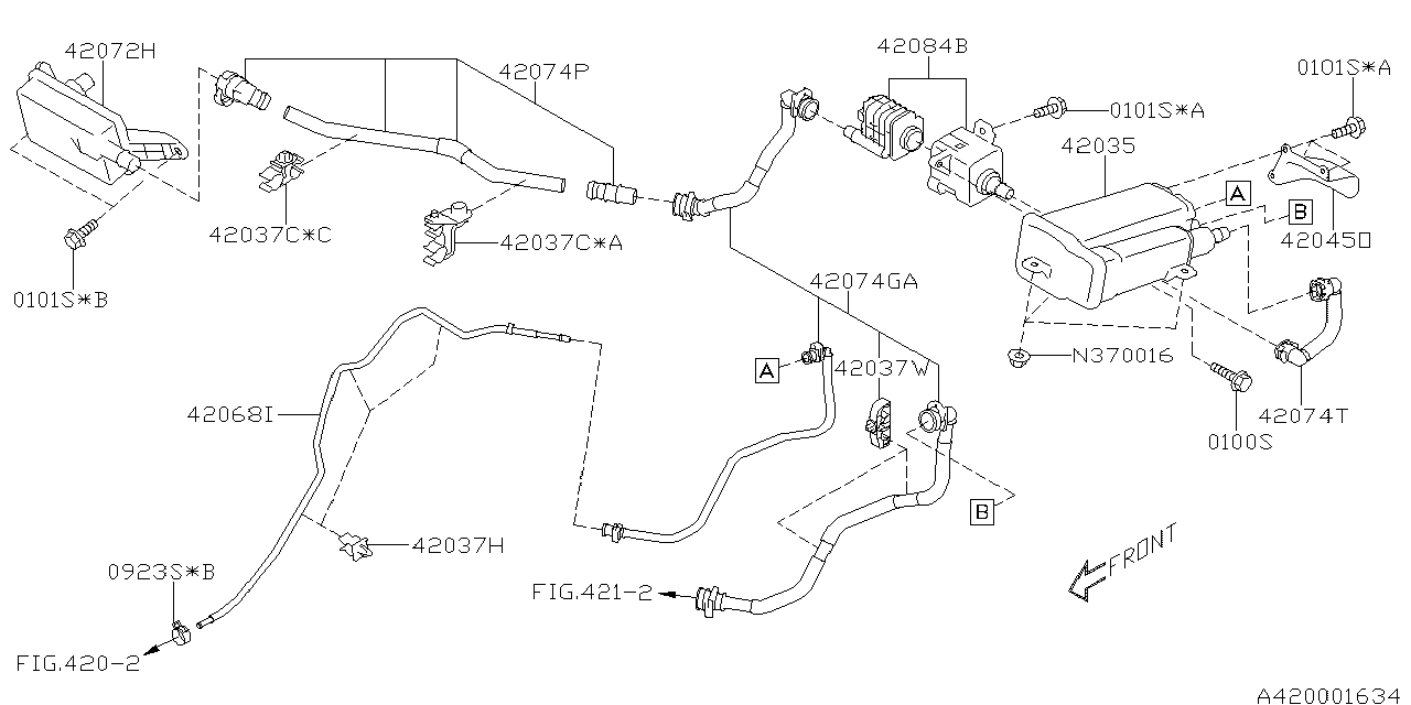 Subaru 42037AL07A Clamp 18 18