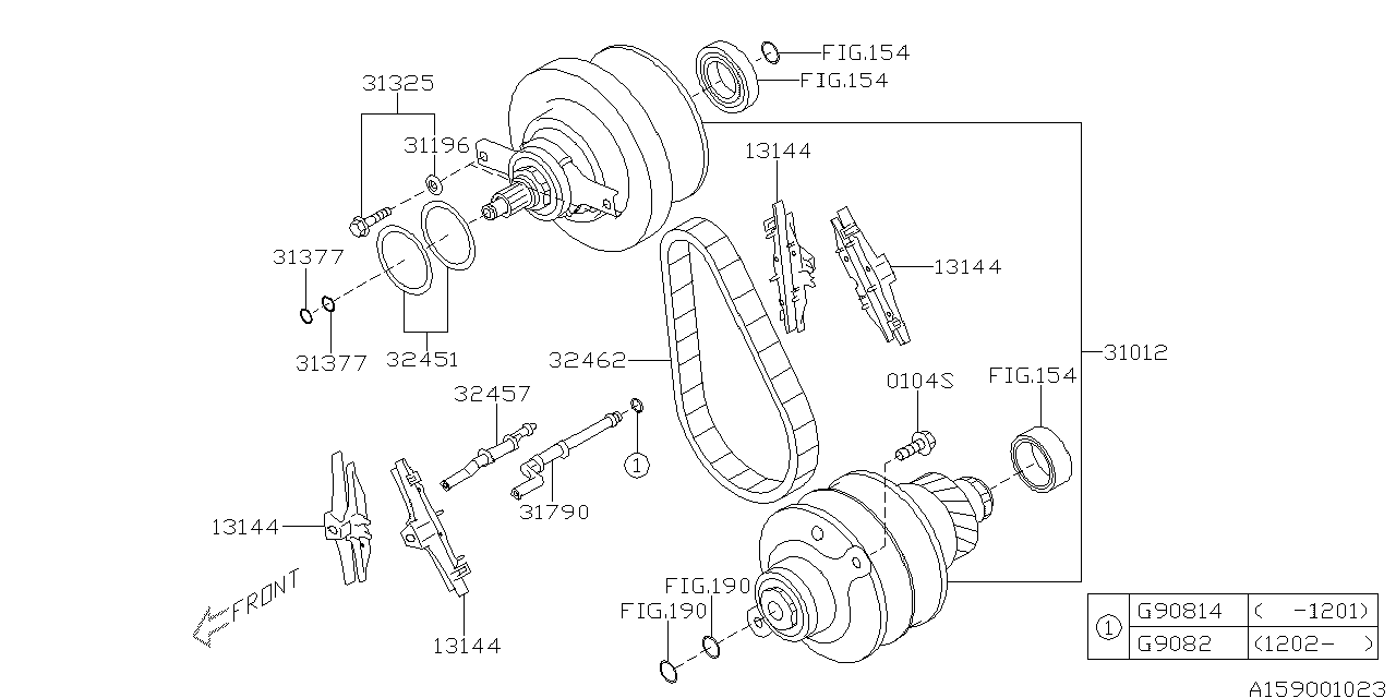 Subaru 31196KA010 Wash Seal