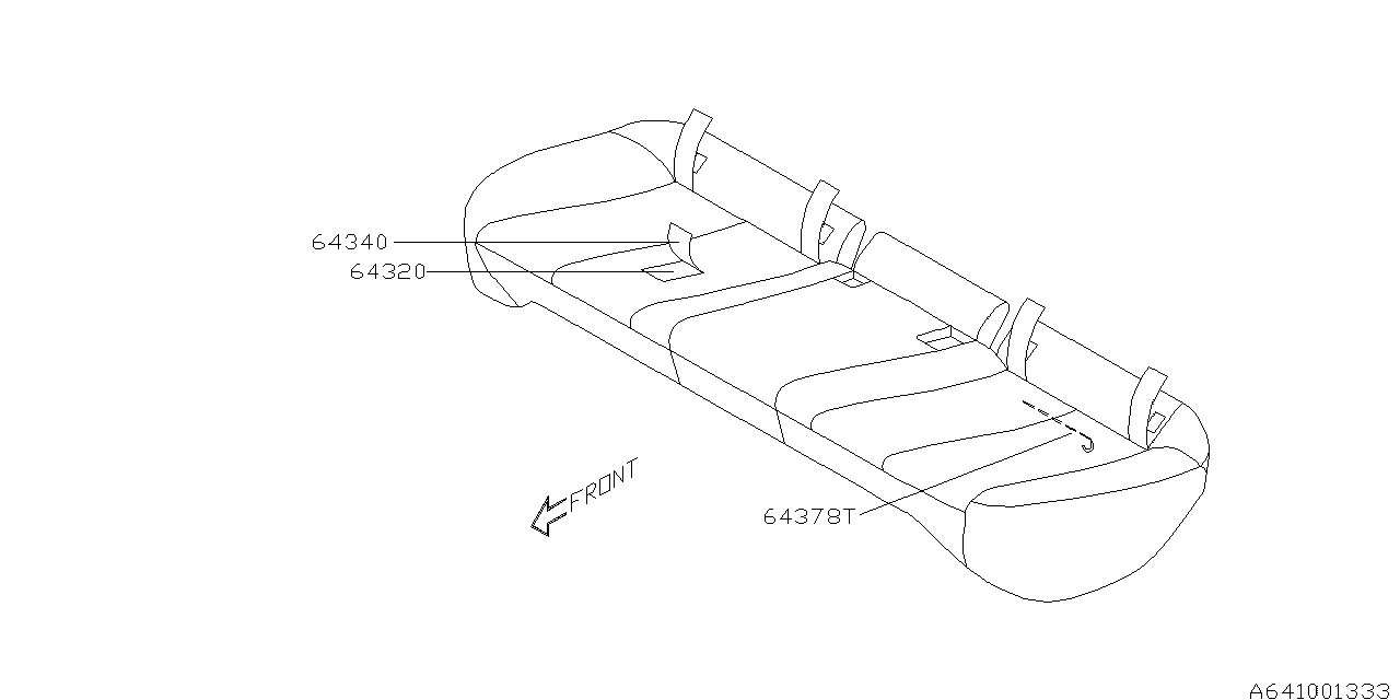 Subaru 64378AJ02A Wire