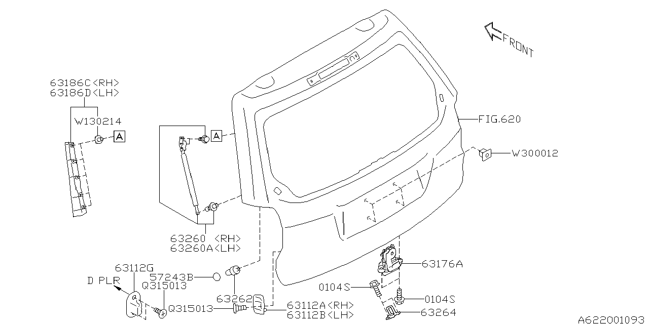 Subaru 909130214 Clip D6