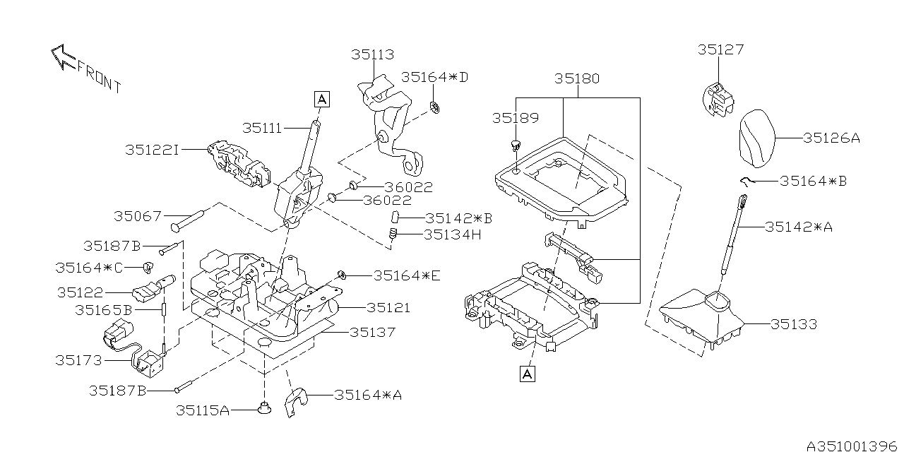 Subaru 35133FL01A Boot Assembly