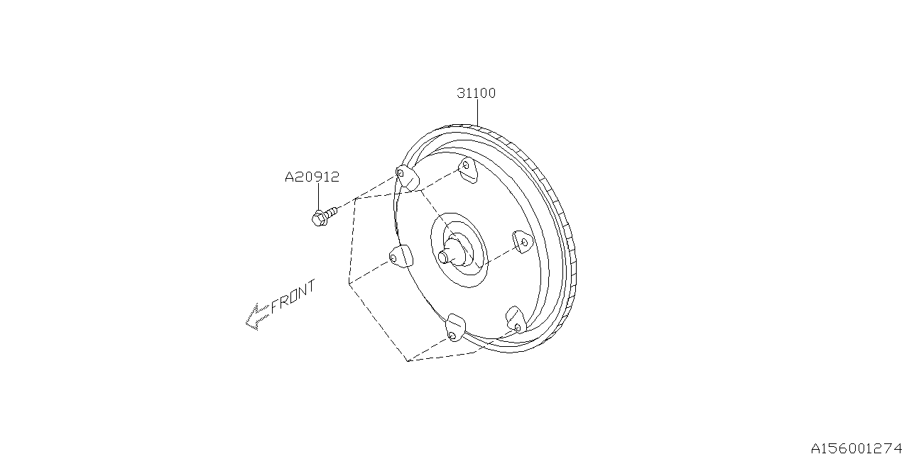 Subaru 800209120 Bolt-9X10.5X10.5