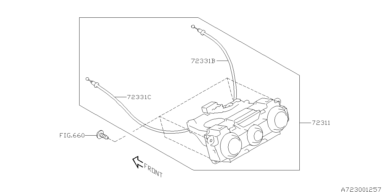 Subaru 72331FL10A Cable Mode