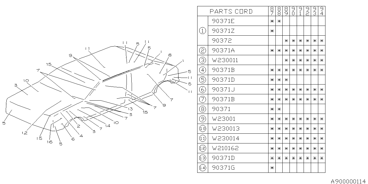 Subaru 690302210 Plug