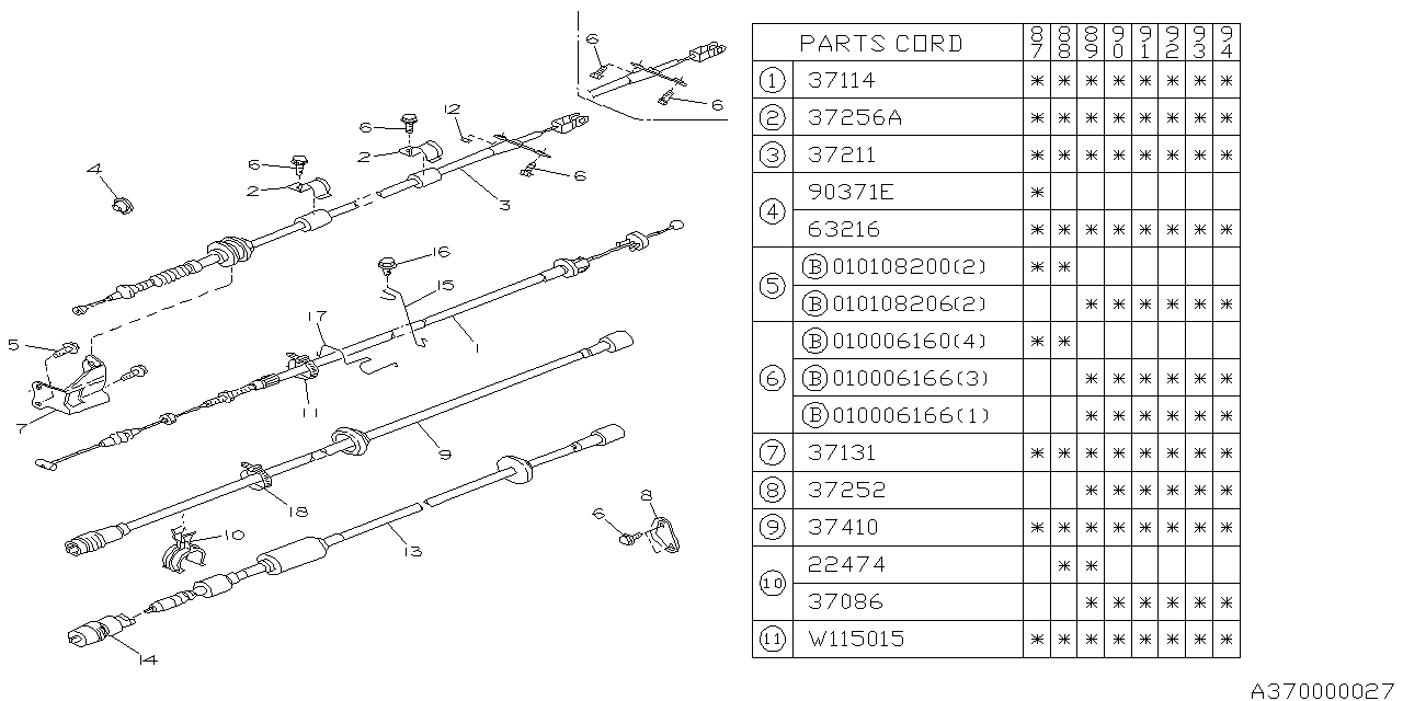 Subaru 737424020 Clip