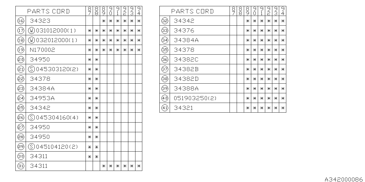 Subaru 731163050 Spring Plate