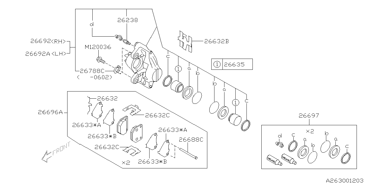 Subaru 26635FE010 Piston