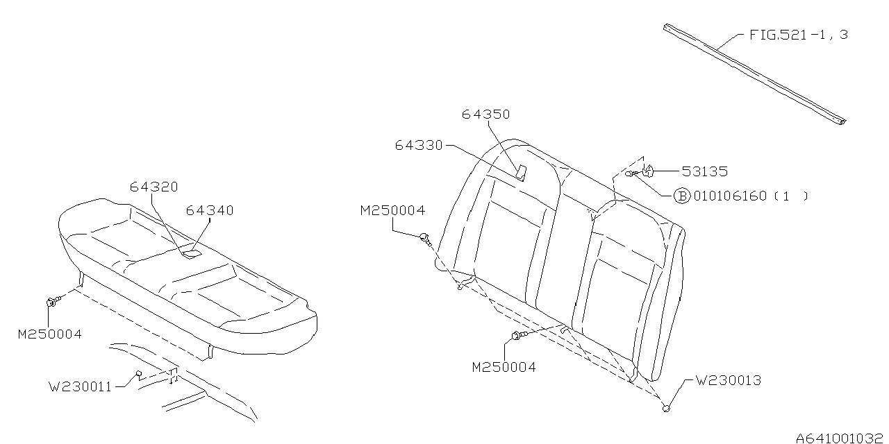 Subaru 64590FA010 Bracket