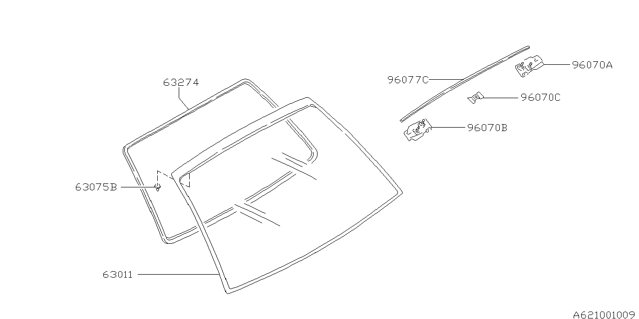 Subaru 96055FA130 Bracket