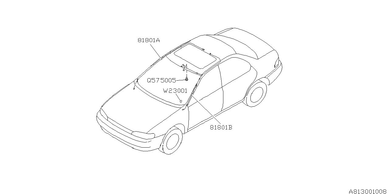 Subaru 81801FA000 Cord