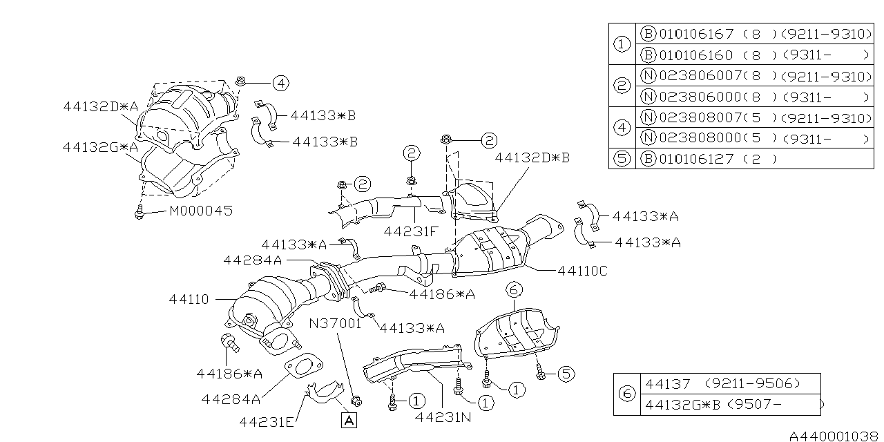 Subaru 44133FA060 Clamp