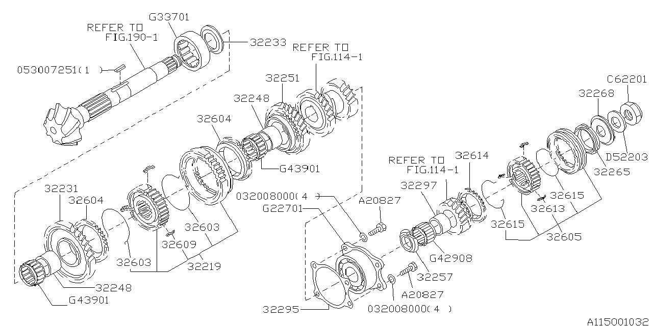 Subaru 32265AA001 Guide Insert