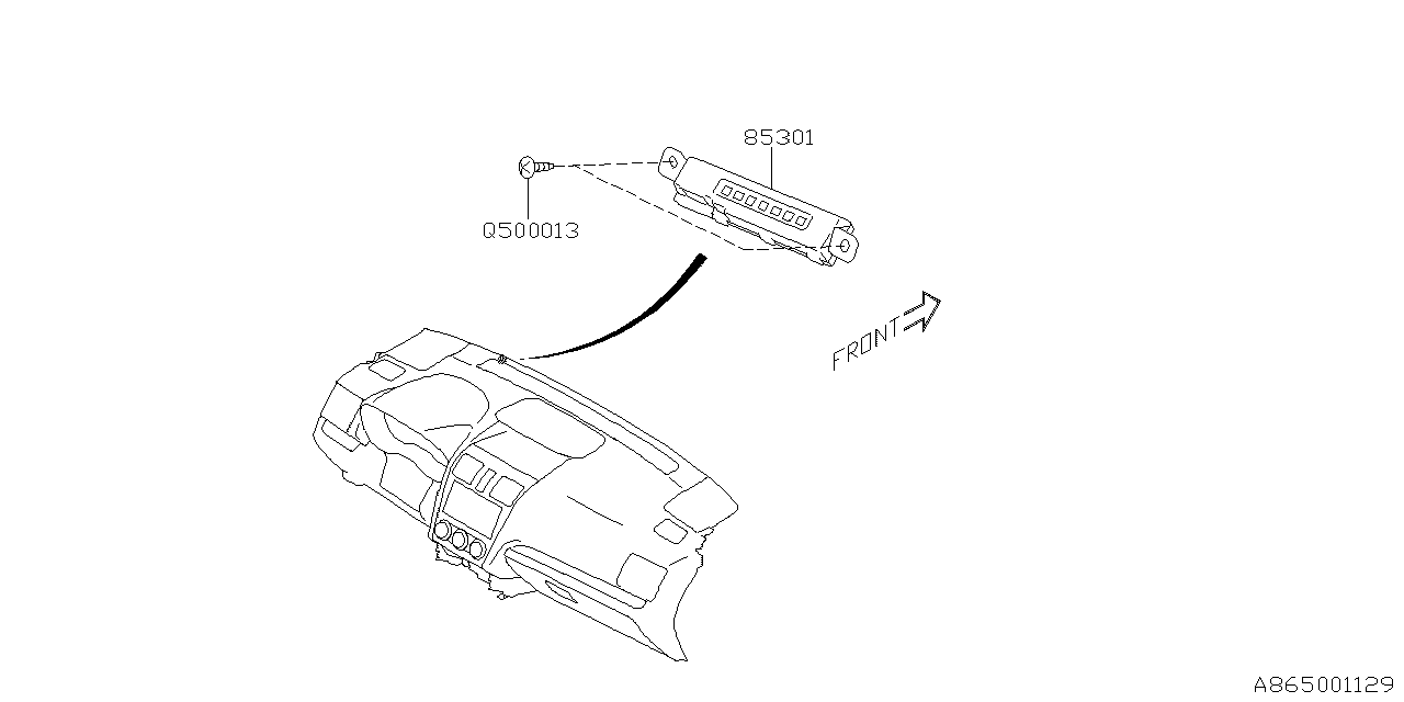 Subaru 85301VA010 Assist Monitor - EYESIGHT