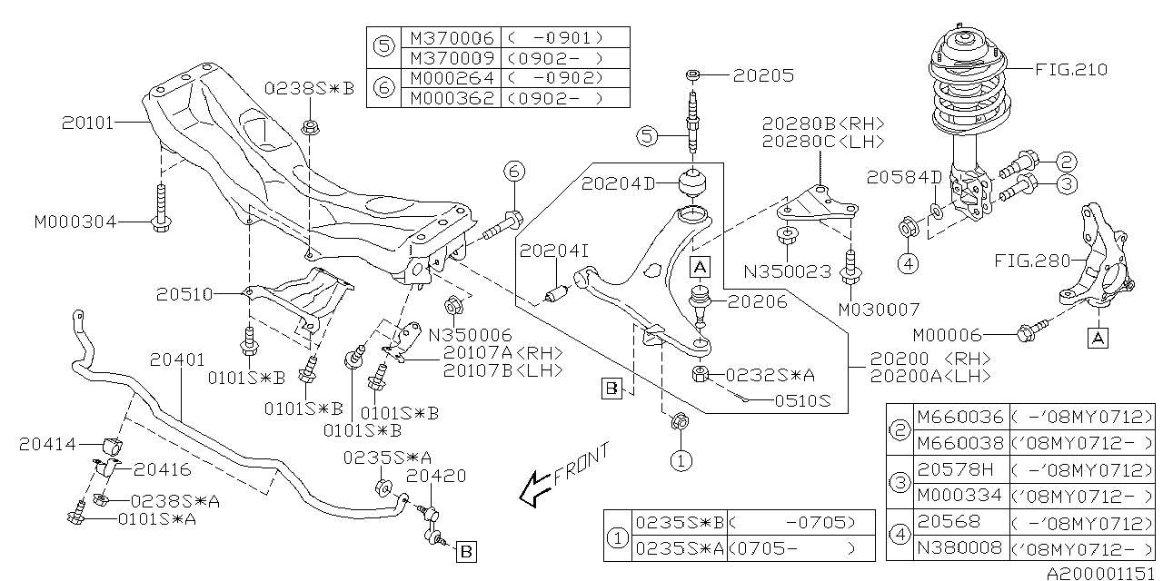 Subaru 20510AG000 Plate Jack Up