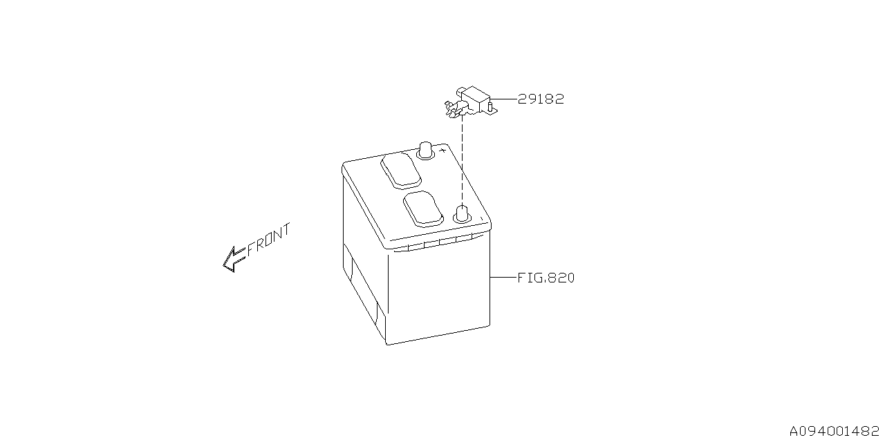 Subaru 29182AA05C Sensor-Battery