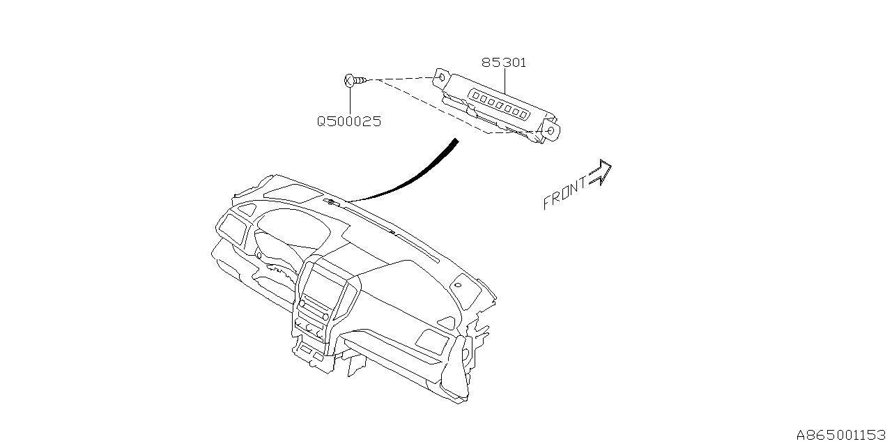 Subaru 85301XC000 EYESIGHT Monitor