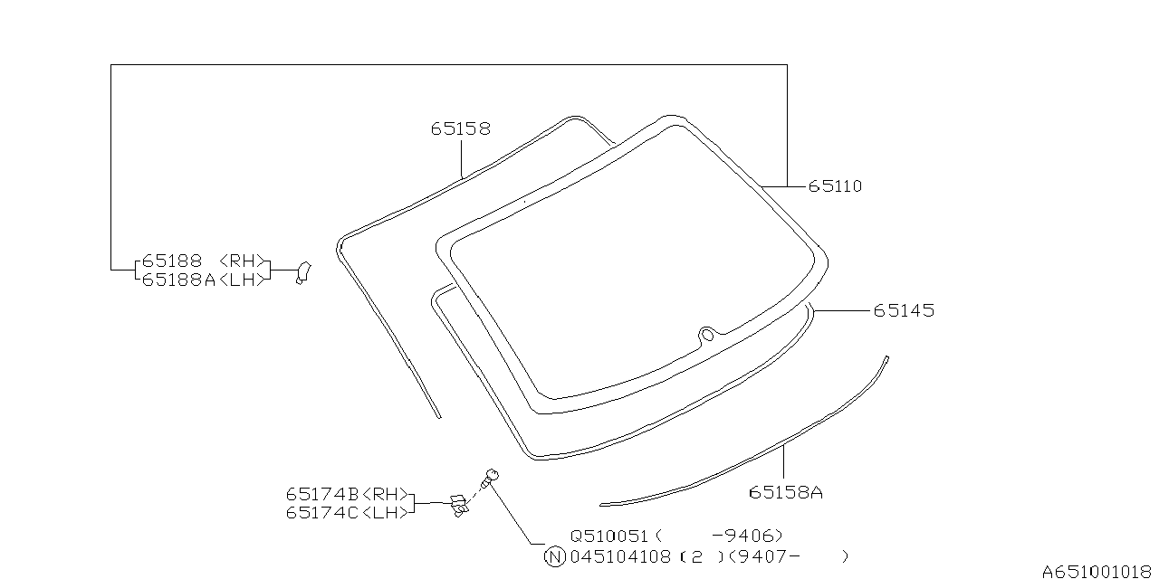 Subaru 904510051 Screw