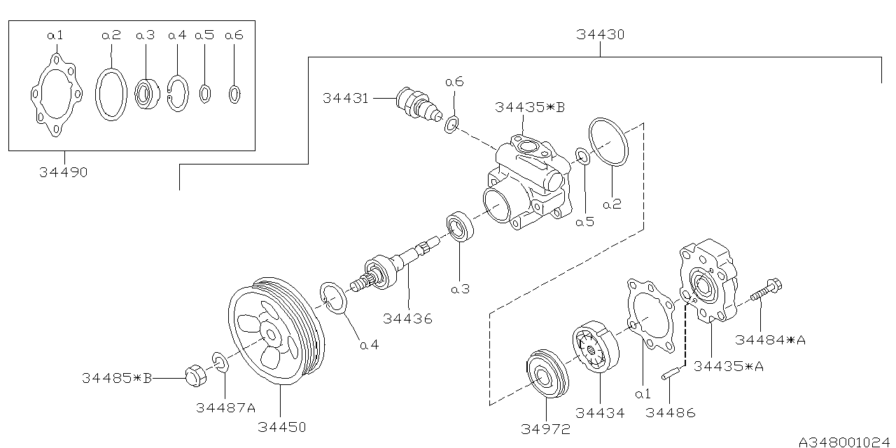 Subaru 34435AA090 Bolt