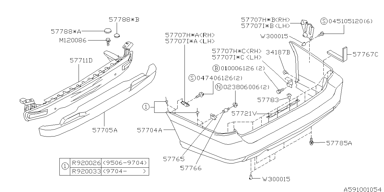 Subaru 34116TA080 Clip