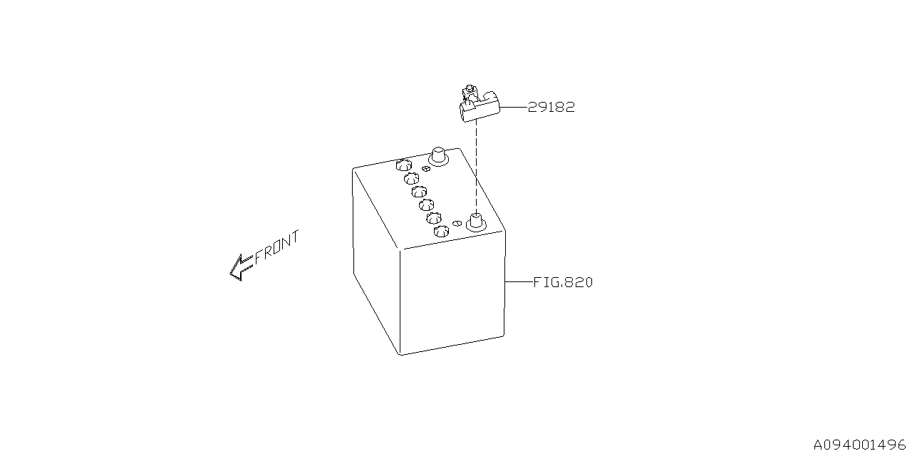 Subaru 29182AA060 Sensor-Battery