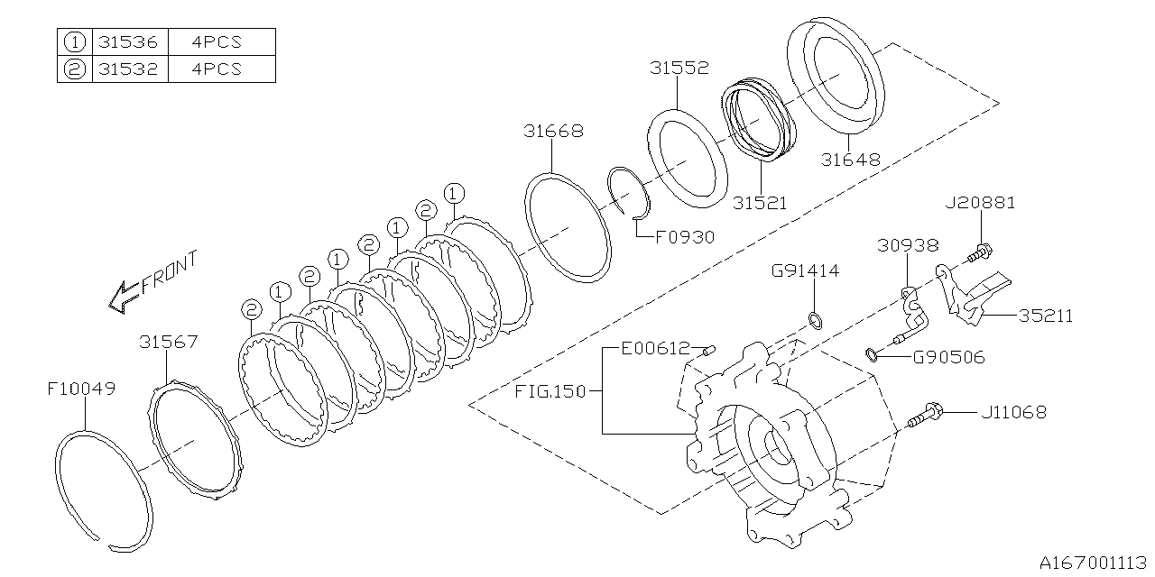 Subaru 35211AA261 Guide-Oil