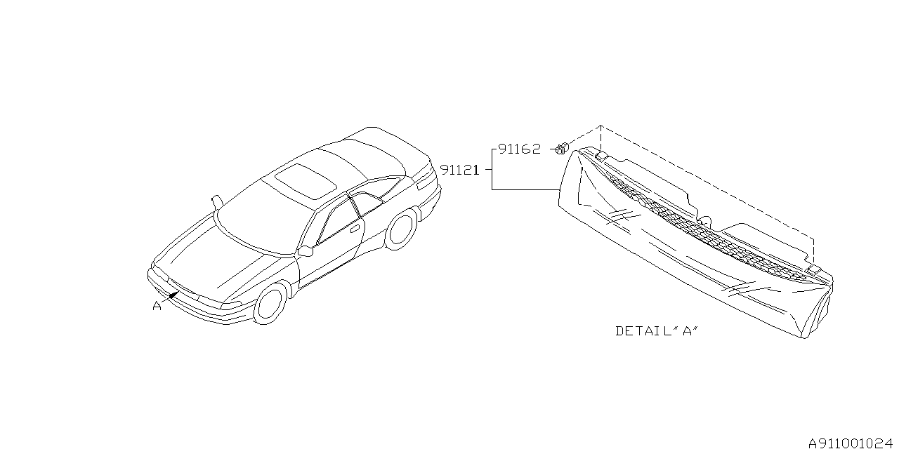 Subaru 91017PA230 Clip