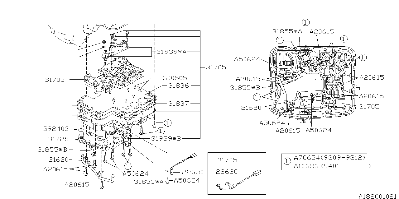 Subaru 21620AA013 Pipe Complete Oil Clear Outlet