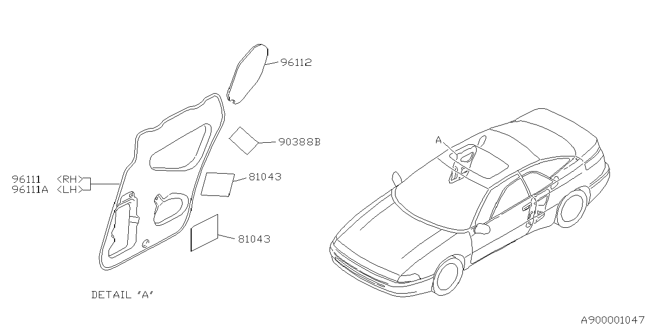 Subaru 781054000 Tape