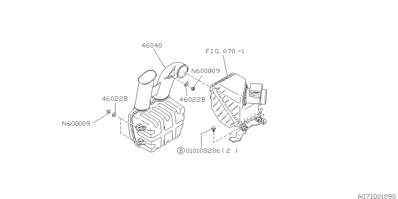 Subaru 46032PA000 RESONATOR