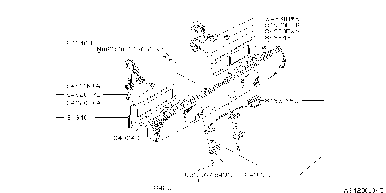 Subaru 84910PA010 Lens