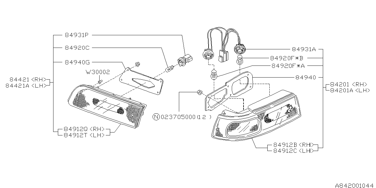 Subaru 84940PA000 Packing