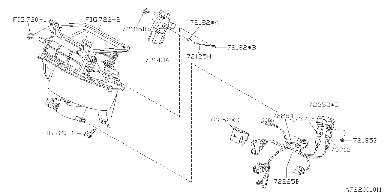 Subaru 72081PA010 Harness