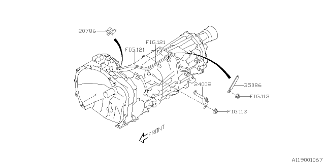 2016 Subaru Crosstrek Transmission Harness Diagram