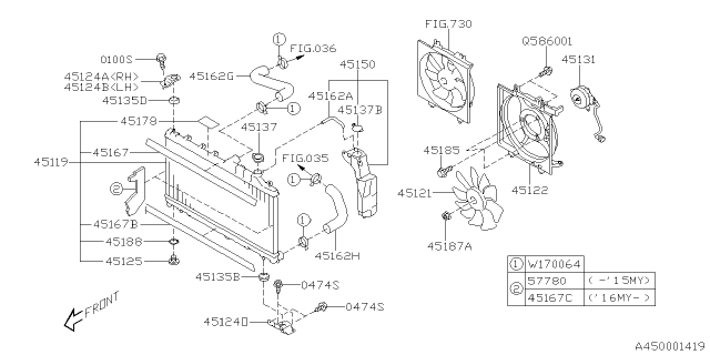 2015 Subaru XV Crosstrek Engine Cooling Diagram 2