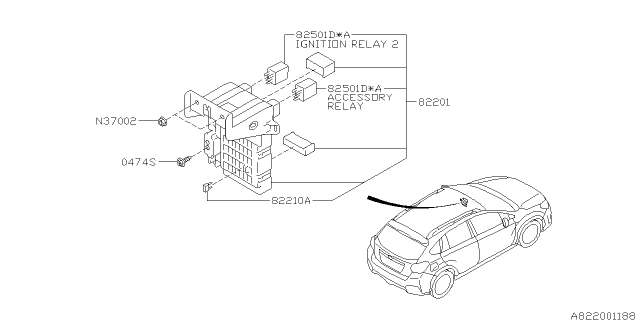 2013 Subaru XV Crosstrek Fuse Box Diagram 4