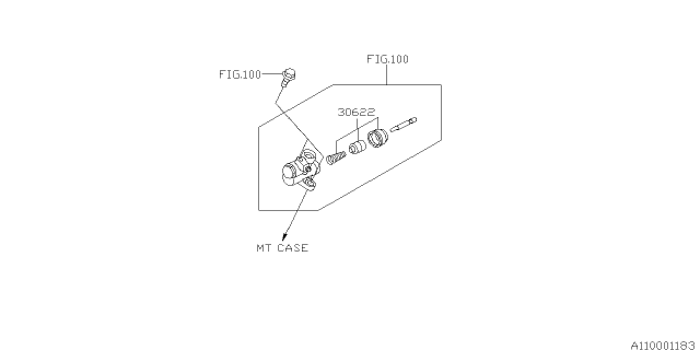 2015 Subaru XV Crosstrek Manual Transmission Assembly Diagram 2