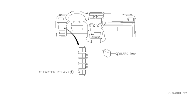 2014 Subaru XV Crosstrek Control Device Diagram 3