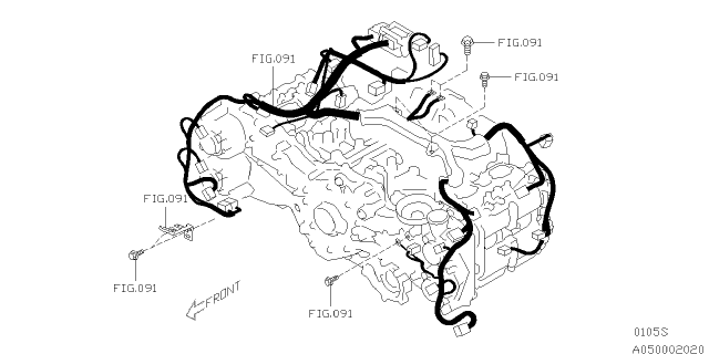 2015 Subaru XV Crosstrek Intake Manifold Diagram 1