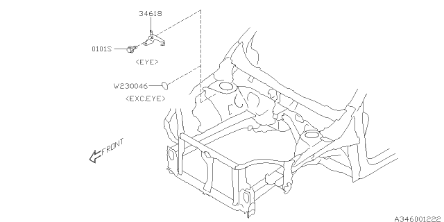 2017 Subaru Crosstrek Power Steering System Diagram