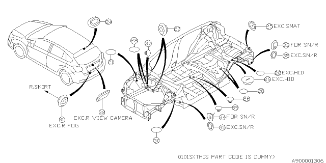 2014 Subaru XV Crosstrek Plug Diagram 2