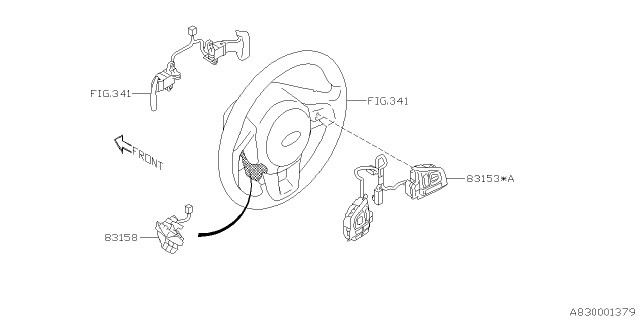 2017 Subaru Crosstrek Switch - Instrument Panel Diagram 5