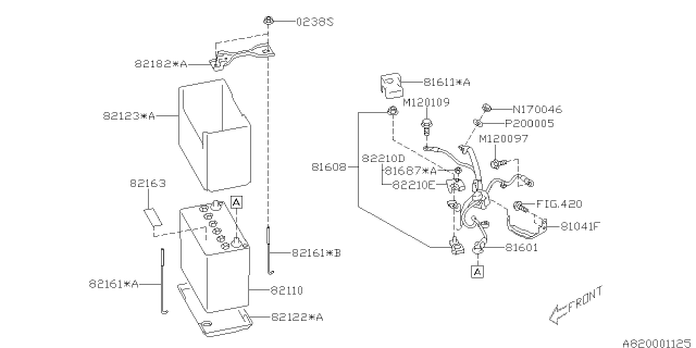 2017 Subaru Crosstrek Battery Equipment Diagram 4